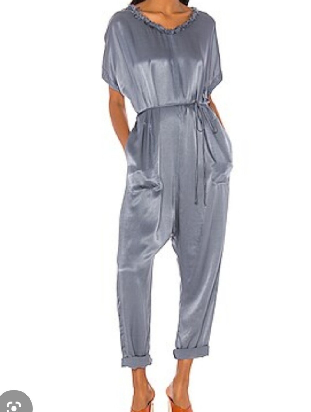 Satin Jumpsuit - Raquel Allergra